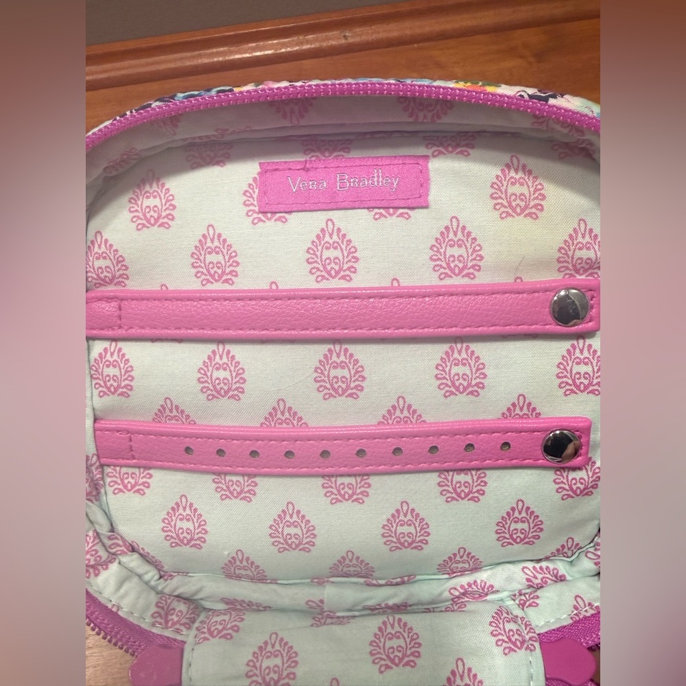 Vera Bradley Multicolor Floral Quilted Travel Jewelry Case - Picture 4 of 6